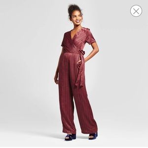 satin jumpsuit. target. size XS
